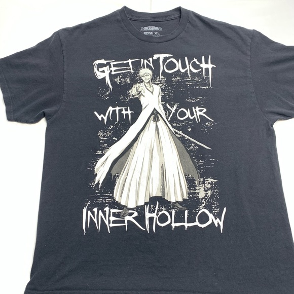 🛑SOLD🛑Bleach Mens XL Ripple Junction  Black - Picture 1 of 3